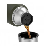 Termos su laikikliu gėrimams 470 ml THERMOS - kari&scaron;kos žalios spalvos