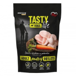 BIOFEED Tasty Dogs Life Poultry - drėgnas ėdalas &scaron;unims - 500g