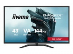 IIYAMA G4380UHSU-B2 G-Master Red Eagle 43inch VA UHD 144Hz 550cd/m2 0.4ms FreeSync 2xHDMI 2xDP 4xUSB 3.2 2x7W Speakers