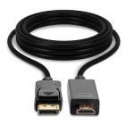 DisplayPort Kabelis - LINDY DisplayPort į HDMI Kabelis, 3840x2160@30Hz, 5 m, Juodas