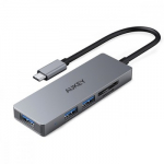 AUKEY CB-C63 aluminium HUB USB-C Ultra Slim 4i