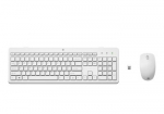 Keyboard with mouse 230 Combo Bezprzewodowa Biała 3L1F0AA#ABB
