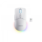 Lenovo RGB Gaming Mouse | Legion M220 | Wireless | 2.4 GHz, Bluetooth, Wired | Glacier White