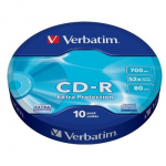 VERBATIM CD-R 700MB 52X EXTRA PR SP 10PK