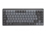 Logitech MX Mechanical Mini Wireless Illuminated Keyboard - Graphite - (US) International - Tactile Quiet