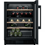 Bosch | Wine Cooler | KUW21AHG0 Series 6 | Energy efficiency class G | Built-in | Bottles capacity 44 | Cooling type | Black