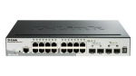 D-Link Stackable Smart Managed Switch with 10G Uplinks DGS-1510-20/E Managed L2, Desktop/Rackmountable, 1 Gbps (RJ-45) ports quantity 16