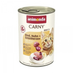 ANIMONDA Carny Adult Beef, chicken and duck hearts - &scaron;lapias kačių maistas - 400g