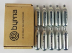 CO2 kasetė BYRNA 8 g 10 szt. 9 + 1 su aliejumi (CO2300)
