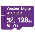WD Purple 128GB Surveillance microSD XC Class - 10 UHS 1