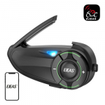 Motociklo interkomas - EJEAS Q8 Bluetooth 5.1, 1000m nuotolis, juodas