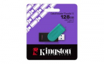 USB Atmintinė - Kingston DataTraveler Exodia 128GB USB 3.2 Gen 1 Juoda/Turkio
