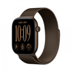 Apple Watch Series 12 GPS + Cellular 46mm Dark Bronze Aluminium Case with Dark Bronze Milanese Loop - M/L
