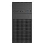 Akyga Obudowa Micro ATX AK19BK USB-C + USB 3.0 + 2x USB 2.0 czarna bez PSu &bdquo;Micro Tower&ldquo; Juoda