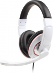 Gembird Headset with microphone white/black/red