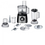Bosch | Food Processor MultiTalent 3 Plus | MCM3PM386 | 900 W | Number of speeds 2 | Bowl capacity 2.3 L | Black/Stainless steel