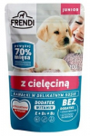 FRENDI Junior Gabaliukai subtiliame padaže su ver&scaron;iena - &Scaron;lapias maistas &scaron;unims - 100 g
