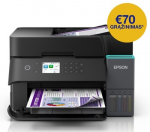 Epson EcoTank L6390 daugiafunkcis A4 spausdintuvas su &bdquo;Wi-Fi&ldquo;, ADT, dvipusio spausdinimo, skenavimo, kopijavimo, faksų siuntimo funkcijomis ir &bdquo;AirPrint&ldquo; ra&scaron;alo talpykla, kurios ra&scaron;alo pakaks iki 3 metų