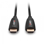 HDMI Laidas - LINDY &Scaron;viesolaidinis Hibridinis HDMI Laidas, 8K60, 48Gbps, 40 m, Juodas