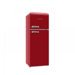ETA Refrigerator | ETA253490030EN Storio Retro | Energy efficiency class E | Free standing | Height 148.2 cm | Double Door | Fridge net capacity 170 L | Freezer net capacity 45 L | Red | 38 dB