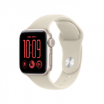 Apple Watch SE 3 GPS + Cellular 40mm Starlight Aluminium Case with Sand Sport Band - M/L