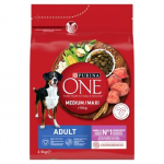 PURINA One Adult Medium/Maxi Rich in lamb with rice - sausas maistas &scaron;unims - 2,5kg