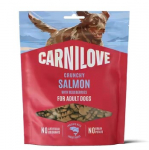 CARNILOVE Crunchy Salmon with Blueberries - skanėstas &scaron;uniui - 200g