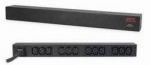 APC Basic Rack-Mount PDU Rack AC 208/230V input IEC 60320 C20 output connectors 12 power IEC 60320 C13 1U 19 2.49m cord BK