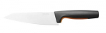 Fiskars FF Medium Cook&rsquo;s Knife 1057535 Chef's knife, Black/Orange, 1 pc(s), Dishwasher proof, 16.9 cm