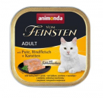 ANIMONDA Vom Feinsten Adult Turkey, beef and carrots - &scaron;lapias kačių maistas - 100g