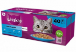 WHISKAS Fish Favourites in jelly - drėgno kačių ėdalo - 40x85 g
