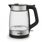 TEFAL Kettle | KI605830 | Electric | 2200 W | 1.7 L | Glass | 360&deg; rotational base | Black
