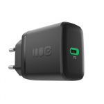 USB wall charger 30W 1x USB-C BLACK