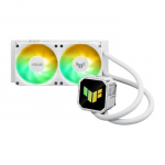 ASUS TUF Gaming LC III 240 ARGB White Edition Procesorius Universalusis skystinis au&scaron;intuvas 12 cm Balta