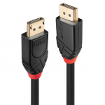 DisplayPort Kabelis - LINDY Aktyvus DisplayPort 1.2 Kabelis, M/M, 10 m, Juodas