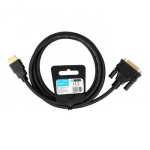 IBox ITVFHDDVI012 HDMI į DVI kabelis FullHD 1080p 2 m juodas