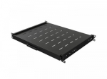 Sliding shelf for 19 inches rack cabinets 350mm black