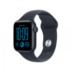 Apple Watch SE 3 GPS + Cellular 40mm Midnight Aluminium Case with Navy Blue Sport Band - S/M
