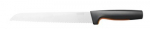 Fiskars FF Knife 1057538 Bread Knife, Black/Orange, 1 pc(s), Dishwasher proof, 21.3 cm