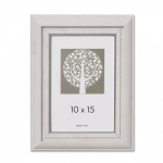 Rėmelis 10x15 plast 1306016 FAUSTA baltas | 30 mm