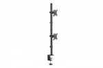 Digitus Desk Mount | DA-90438 | Adjustable Height, Rotate, Tilt, Swivel | 17-32 " | Maximum weight (capacity) 2x8 kg | Black