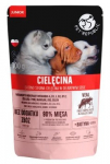 PET REPUBLIC Junior Smulkiai pjaustyta ver&scaron;iena - &Scaron;lapias maistas &scaron;unims - 100 g