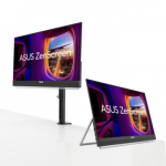 Asus ZenScreen MB229CF portable monitor &ndash; 22-inch (21.5 viewable) FHD (1920 x 1080), IPS technology, 100Hz, USB-C&reg; PD 60W, speakers, carrying handle/kickstand design, C-clamp, partition hook, sub-woofer, 2.1 channel audio, green sustainability