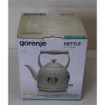 SALE OUT. Gorenje K17CLIN Kettle, Electric, Capacity 1.7 L, Power 2000 W, Plastic/metal, Ivory | Kettle | K17CLIN | Electric | 2000 W | 1.7 L | Plastic/Metal | 360&deg; rotational base | Ivory | DAMAGED PACKAGING | Kettle | K17CLIN | Electric | 2000 W |  ...