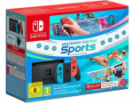Nintendo Switch konsolė (su Neon Red ir Neon Blue Joy- Con) + NW Sports + 12 mėn. prenumerata
