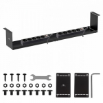 Kompakti&scaron;kas Maclean kabelio tvarkyklė po stalu, maks. apkrova 5 kg, juoda, MC-107 B