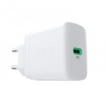 USB wall charger 30W 1x USB-C WHITE