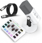 FIFINE AmpliGame KS5W Rinkinys | AM8 mikrofonas | SC3 žaidimų garso mai&scaron;ytuvas | L9 XLR kabelis