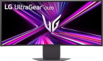 LG UltraGear OLED 34GX900A-B 240Hz lenktas monitorius (AMD FreeSync Premium sertifikuota) su garsiakalbiais | UWQHD (3440x1440, 21:9, 110ppi) | Reakcijos laikas: 0.03ms (GtG) | 178&deg;/ 178&deg; | Jungtys: DisplayPort, HDMI, USB-C, USB | Pakreipiamas, regul ...