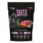 BIOFEED Tasty Dogs Life Junior Veal - drėgnas ėdalas &scaron;unims - 500g